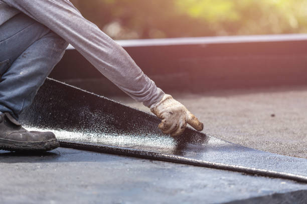 Professional Exterior Waterproofing technician working in Hampton, VA